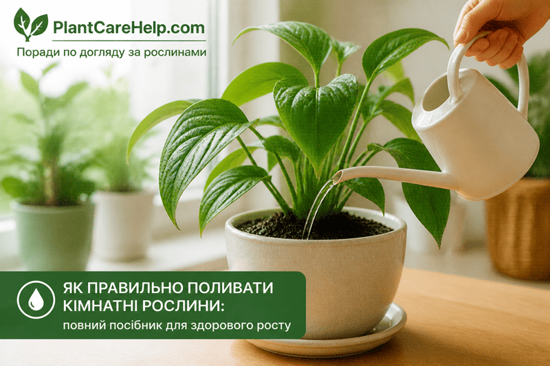 Рослина не цвіте через полив