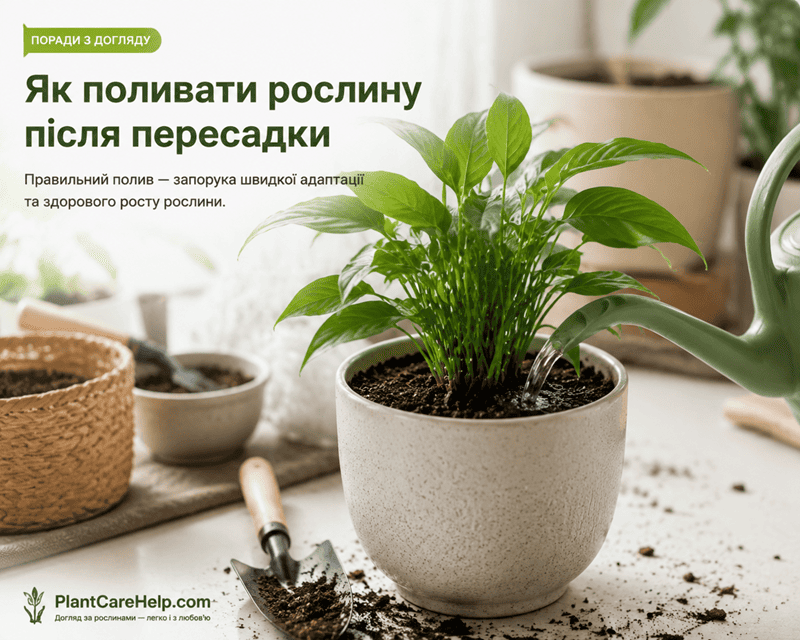 Пересаджена рослина